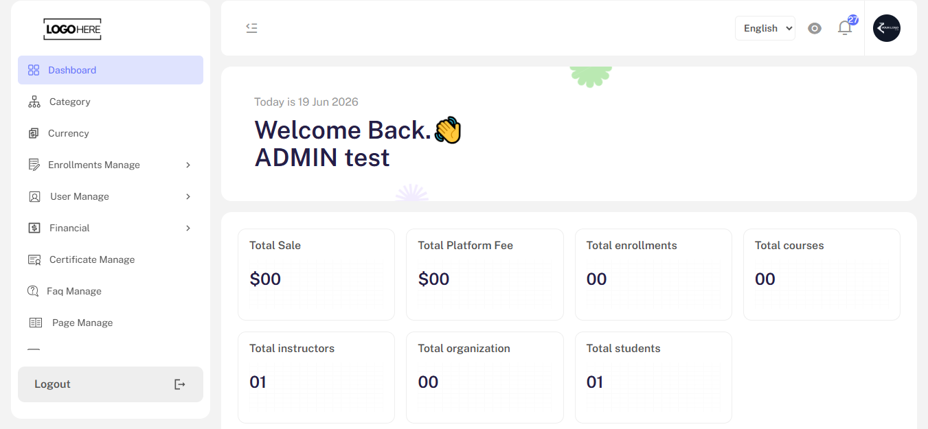Admin Dashboard